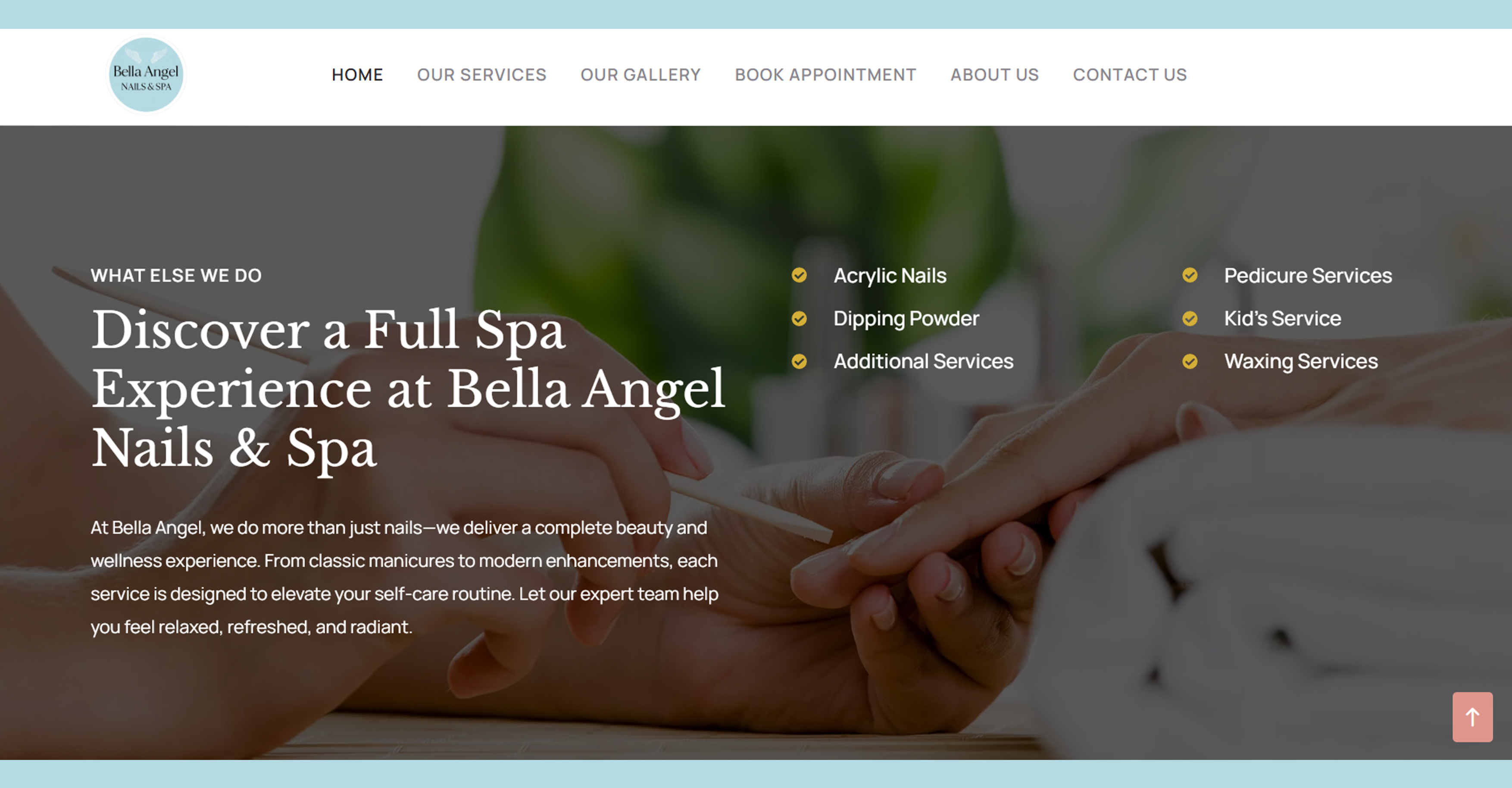 Bella Angel Nails & Spa screenshot